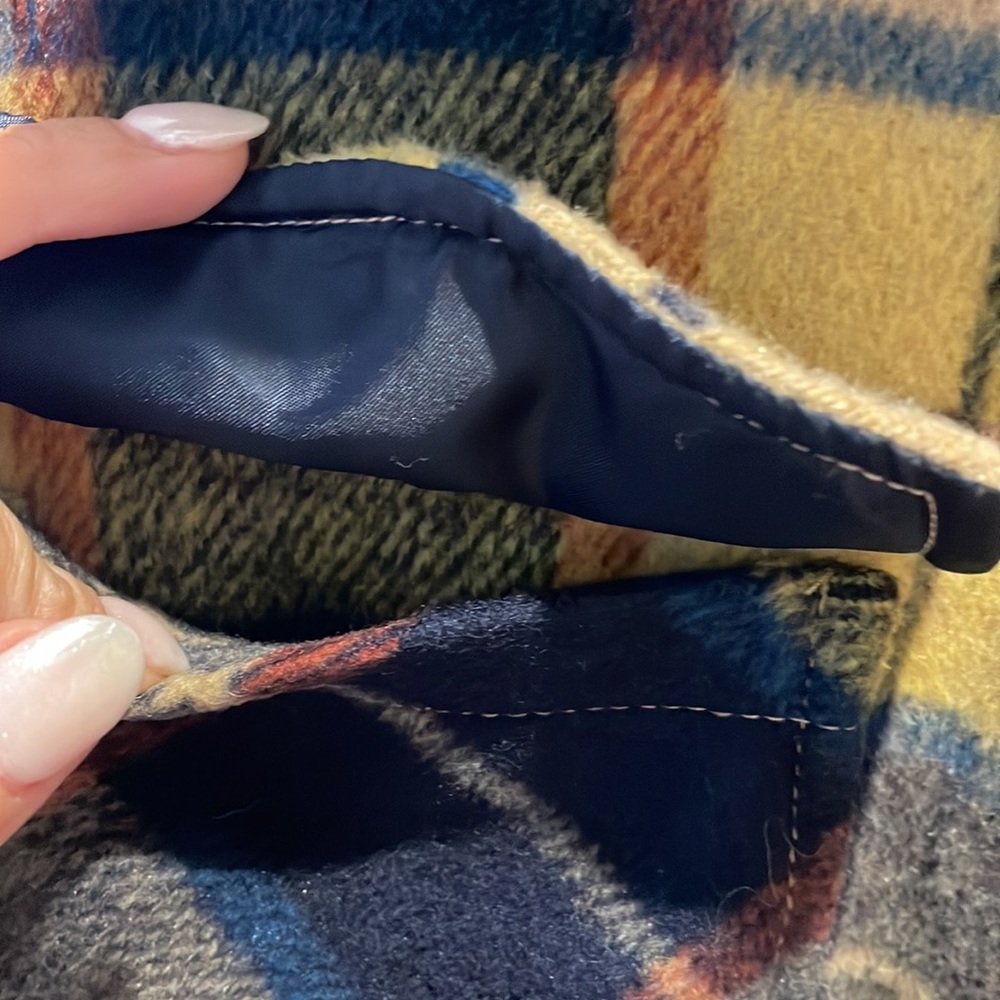 Plaid Zip Up Tartan Like Jacket From Jolt, Medium - image 3